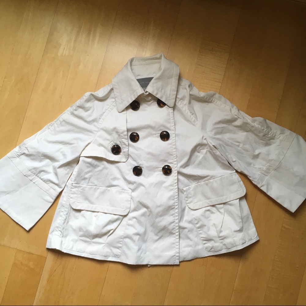 Poncho trench coat